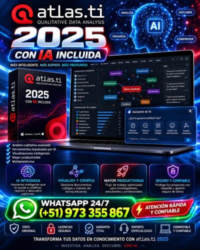 ATLAS.ti 2025 + IA INTEGRADA | ANÁLISIS CUALITATIVO PROFESIONAL